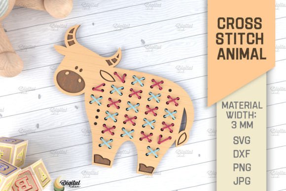 Cow SVG for Laser Cutting & Other Toys
