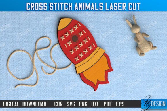 Cross Stitch Rocket: Laser Cutting Other Toys Games