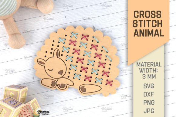Cross Stitch Sheep: Laser Cutting & Other Toys