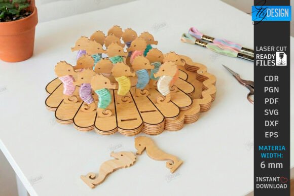 Embroidery Floss Organizer Laser Cut Review