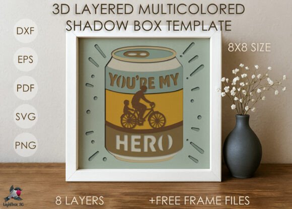Father's Day 3D SVG Shadow Boxes Review