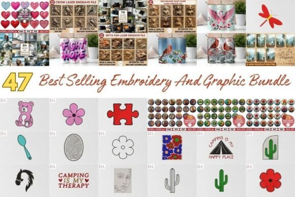 Review: Amazing Embroidery and Graphic Bundle
