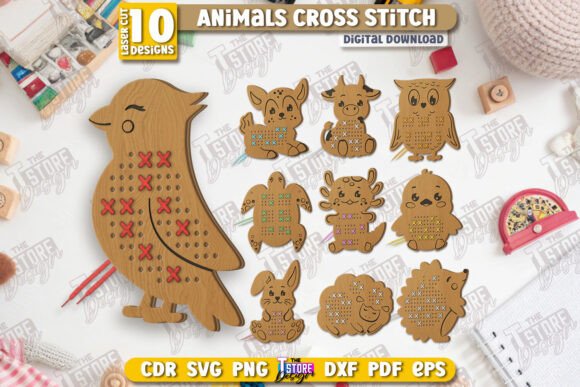 Reviewing the Cross Stitch Animals Laser Cut Bundle