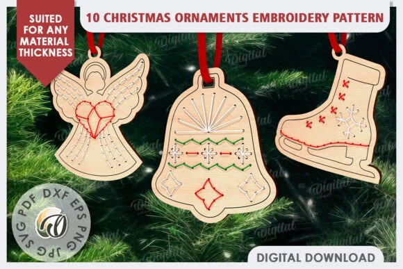 Reviewing the Ornament Embroidery Pattern SVG Bundle