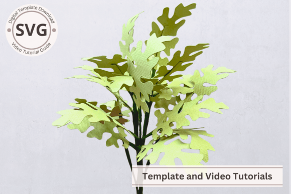 Reviewing the Paper Leaves Dusty Miller Template