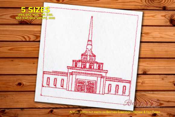 South America Embroidery: Church Design