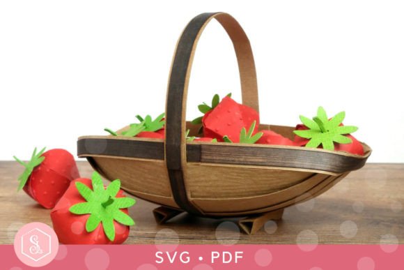 Strawberry Trug SVG PDF: 3D Shapes Review